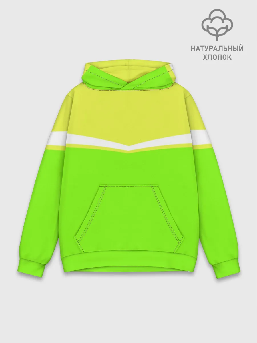 Худи мужской база хлопок / Угол зеленый