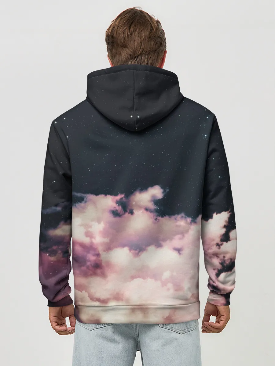 Худи мужской база хлопок / Marshmallow