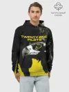 Худи мужской база хлопок / Twenty One Pilots - Trench