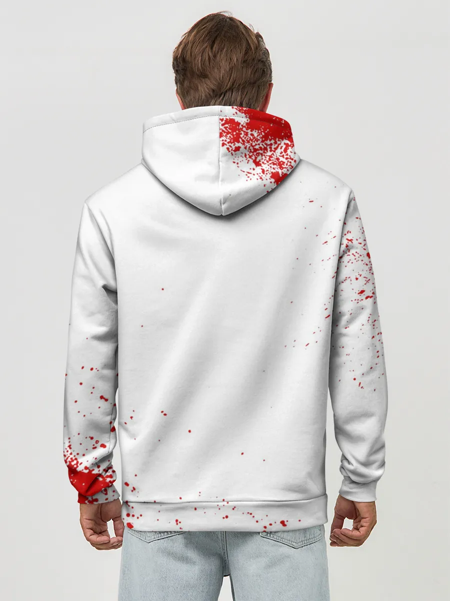 Худи мужской база хлопок / Маска Убийцы Гоблинов