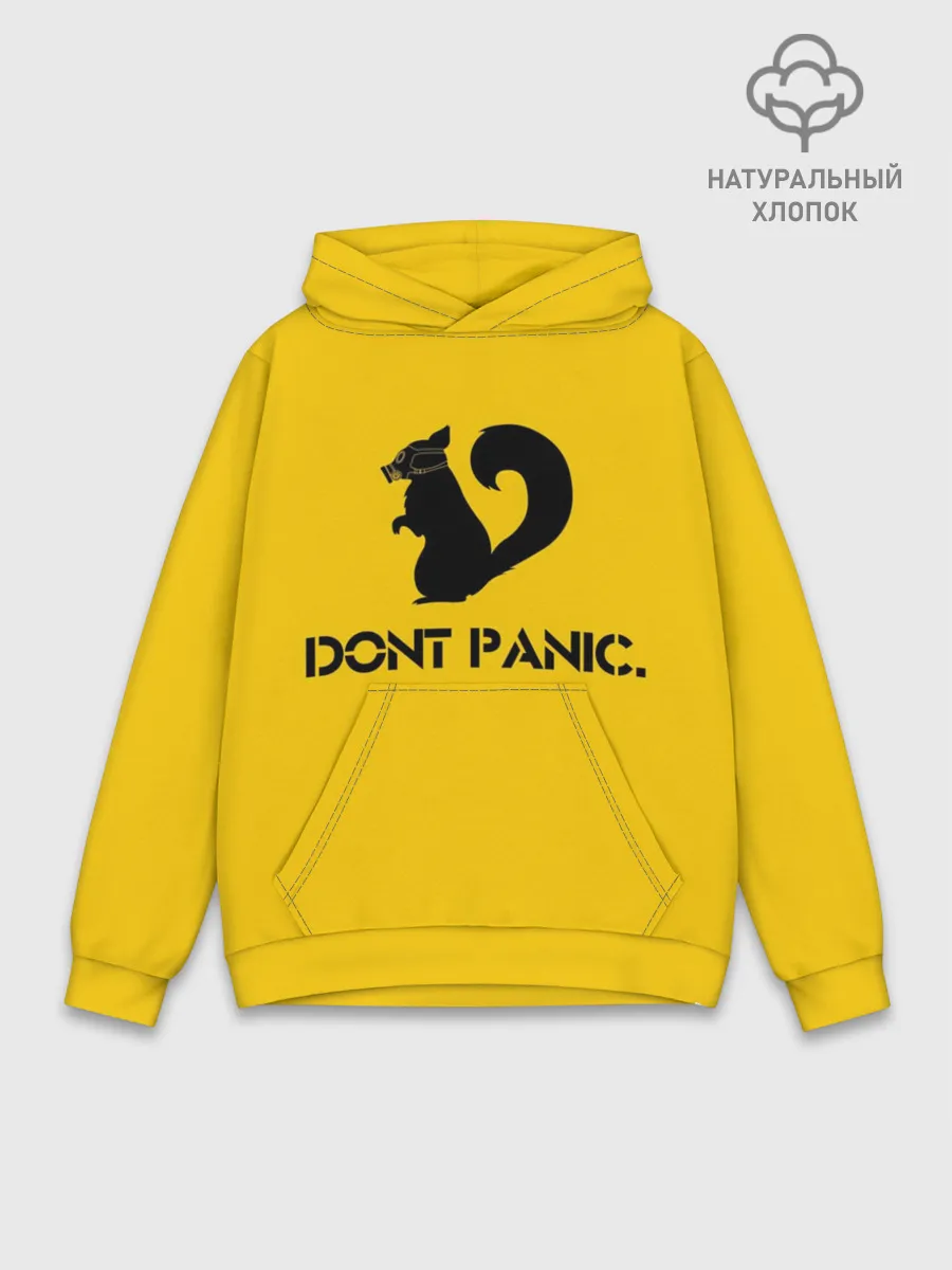 Худи мужской база хлопок / Dont Panic.