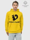 Худи мужской база хлопок / Dont Panic.