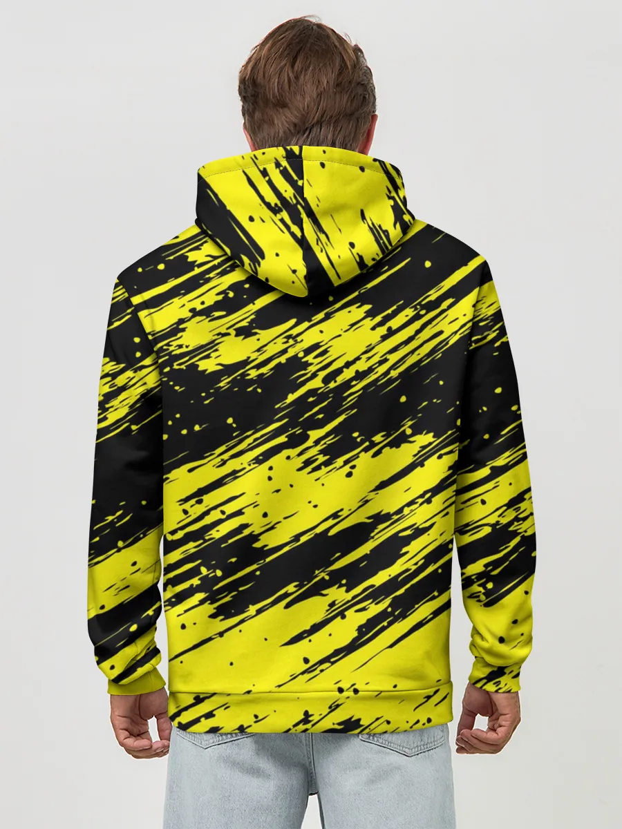 Худи мужской база хлопок / Bumblebee