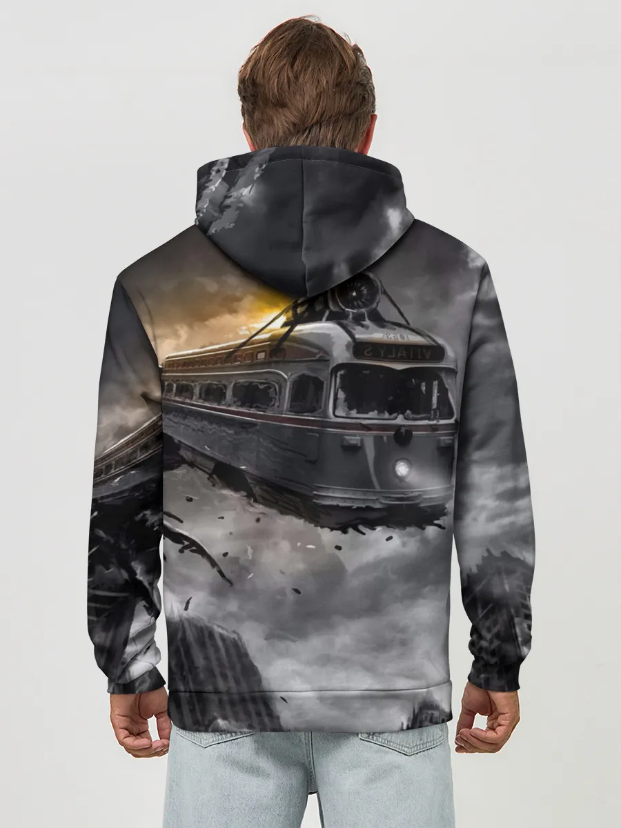 Худи мужской база хлопок / Metro Exodus