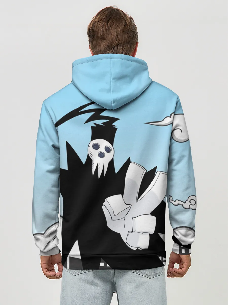 Худи мужской база хлопок / Soul Eater - Shinigami