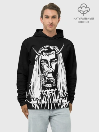 Худи мужской база хлопок / Ghostemane devil