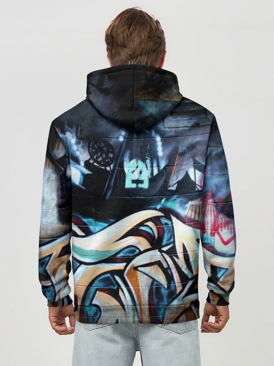 Худи мужской база хлопок / GRAFFITY