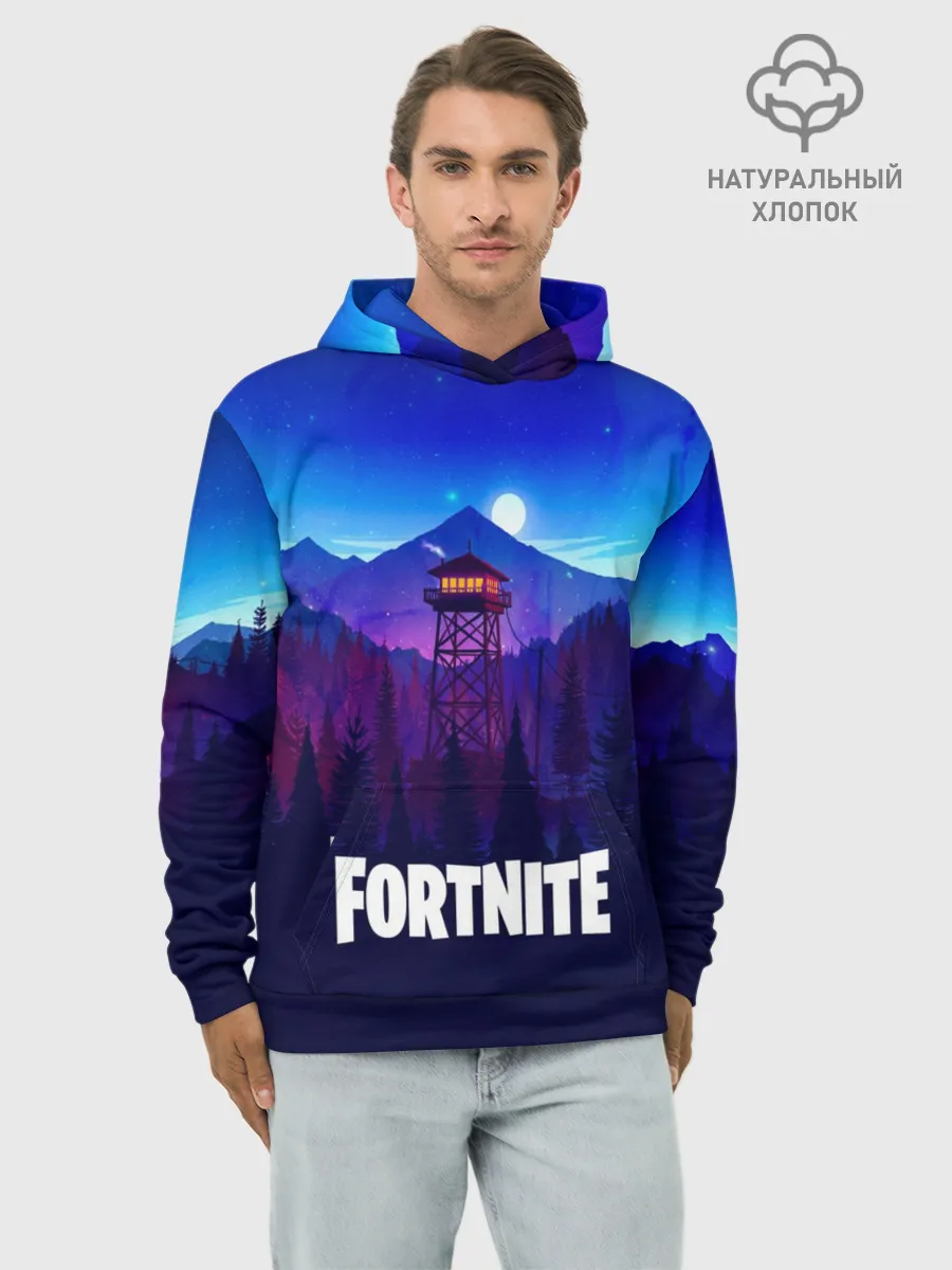 Худи мужской база хлопок / fortnite