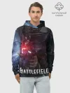 Худи мужской база хлопок / BATTLEFIELD