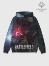 Худи мужской база хлопок / BATTLEFIELD