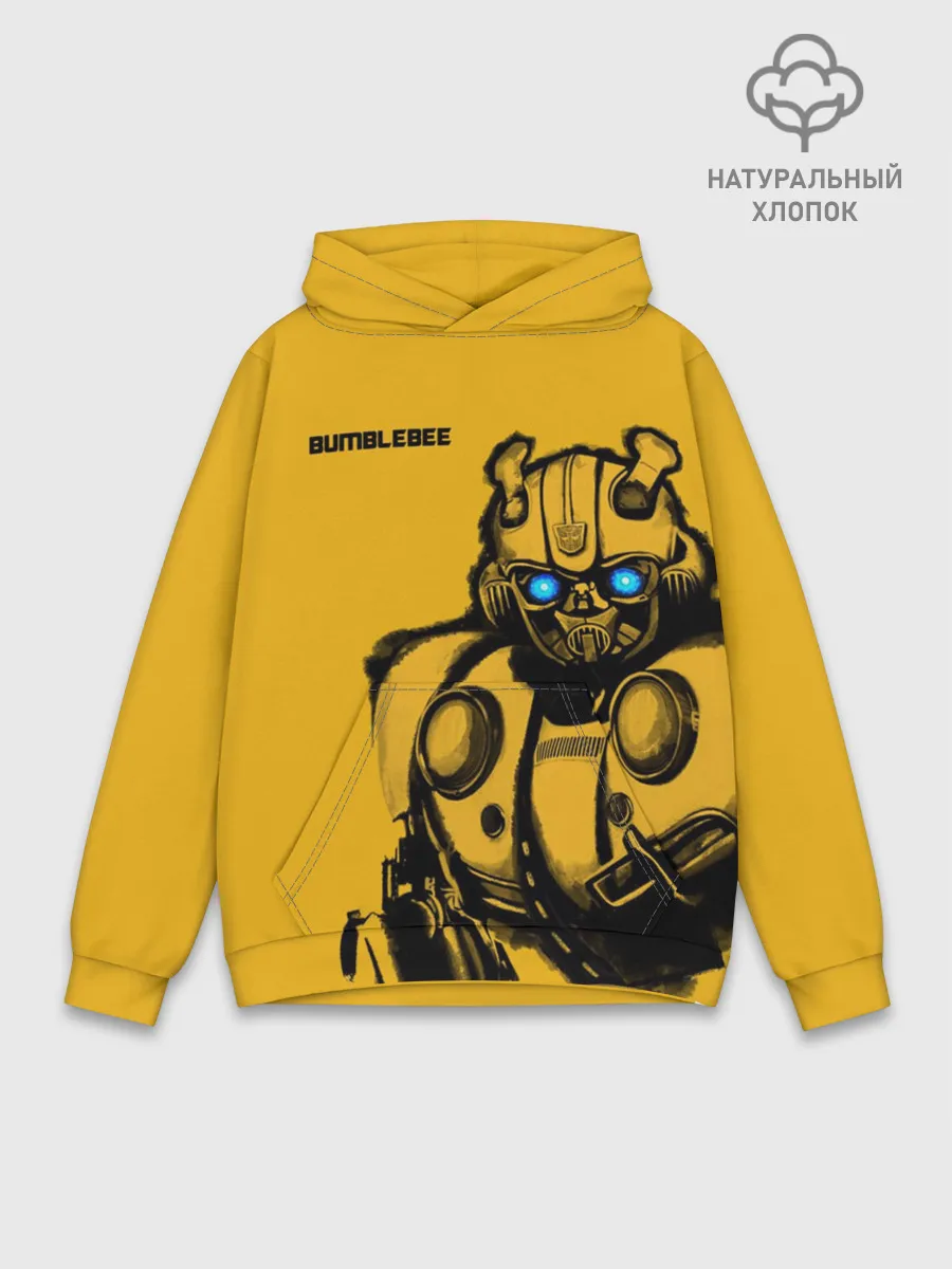 Худи мужской база хлопок / BUMBLEBEE