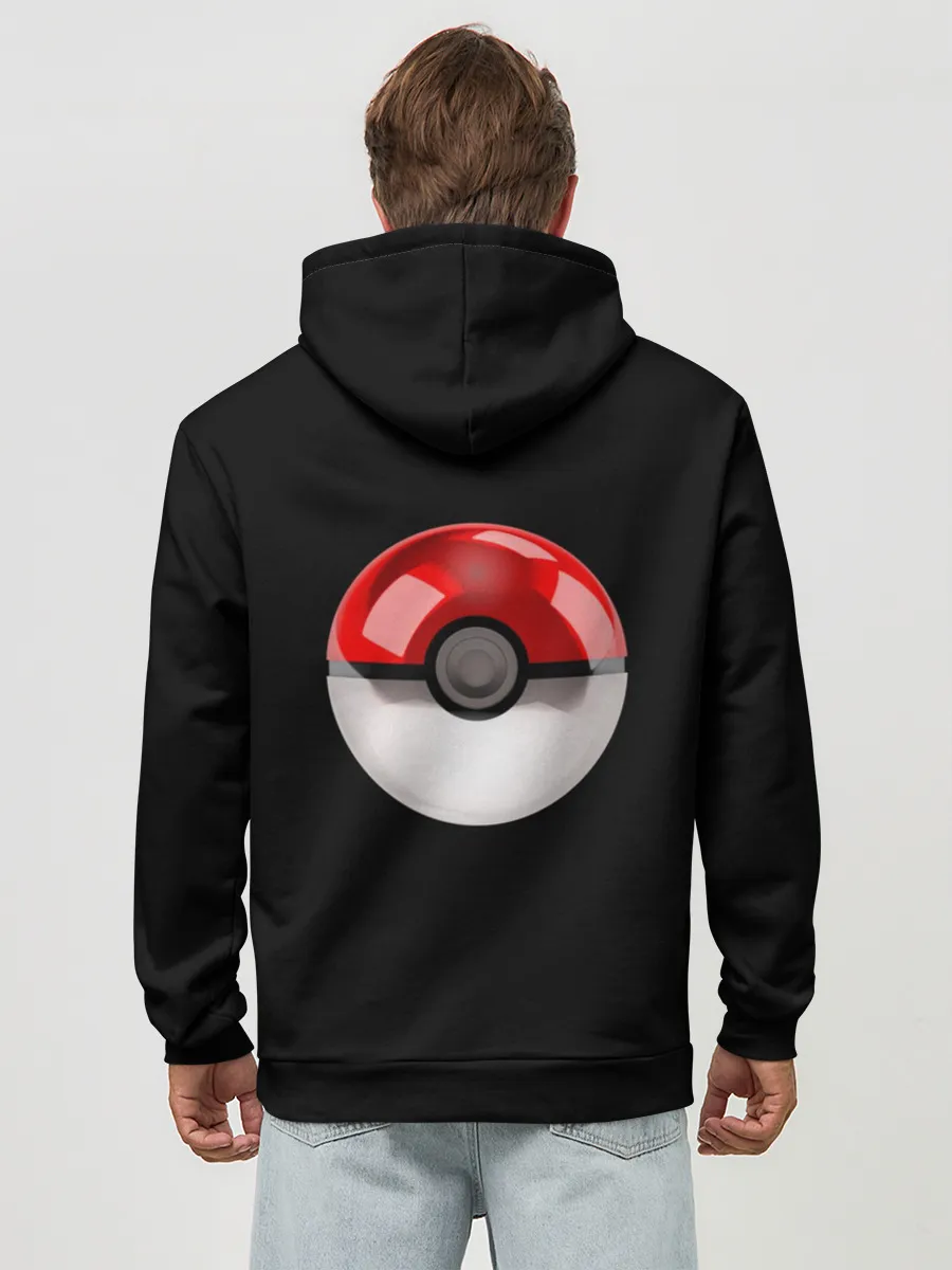 Худи мужской база хлопок / Покемон Пикачу