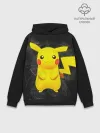 Худи мужской база хлопок / Покемон Пикачу