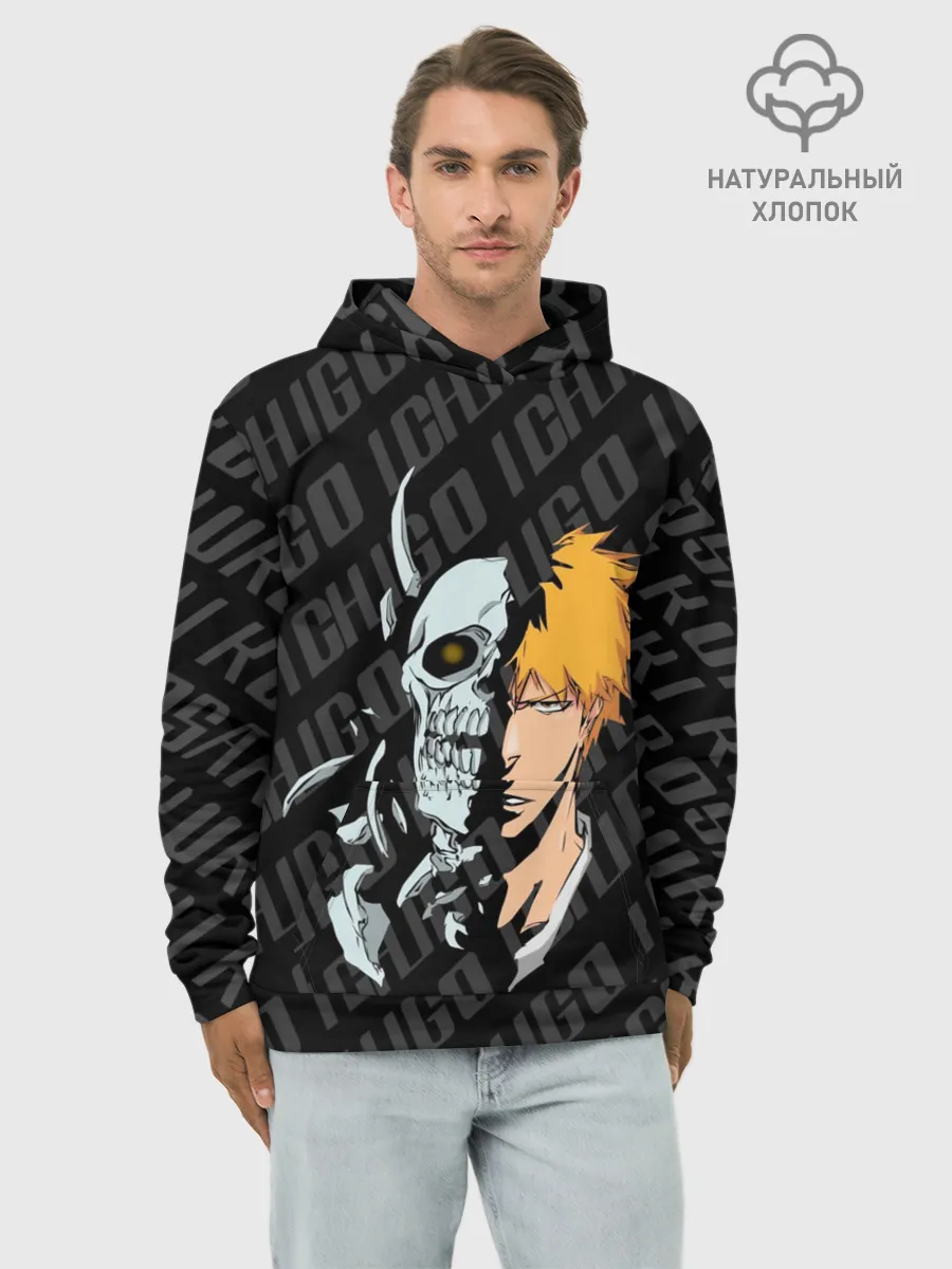 Худи мужской база хлопок / Куросаки Ичиго