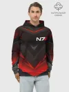 Худи мужской база хлопок / MASS EFFECT N7