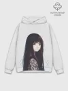 Худи мужской база хлопок / Красивая аниме девушка