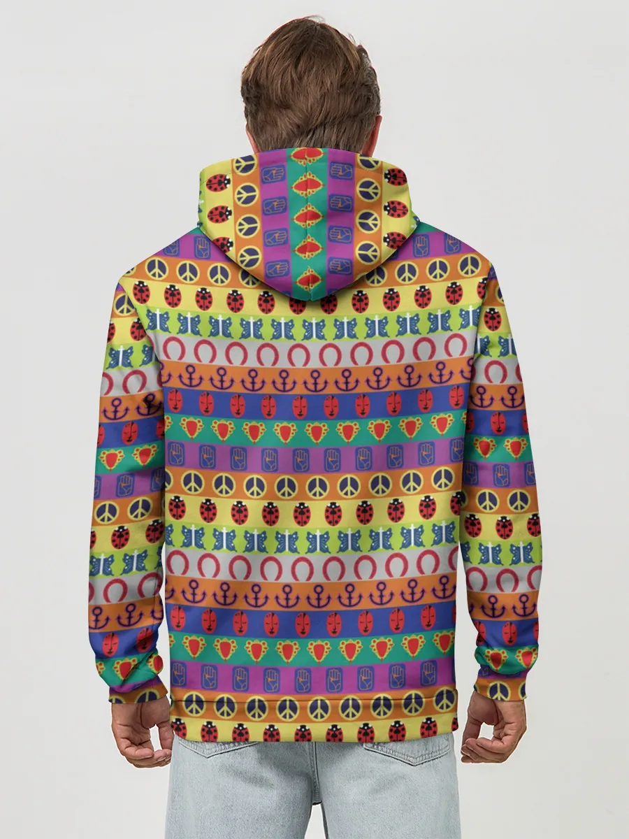 Худи мужской база хлопок / JoJos Bizarre Adventure Logo