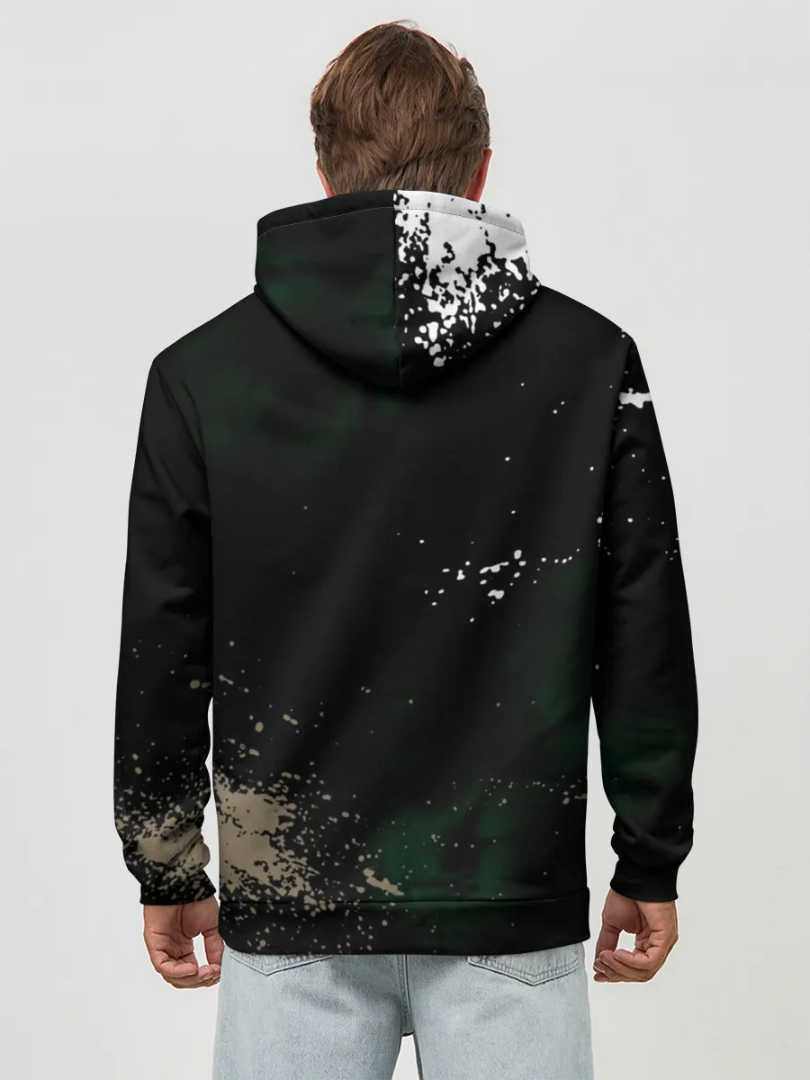 Худи мужской база хлопок / Глаза Ябоку. БЕЗДОМНЫЙ БОГ