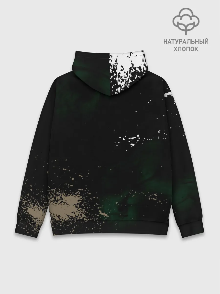 Худи мужской база хлопок / Глаза Ябоку. БЕЗДОМНЫЙ БОГ