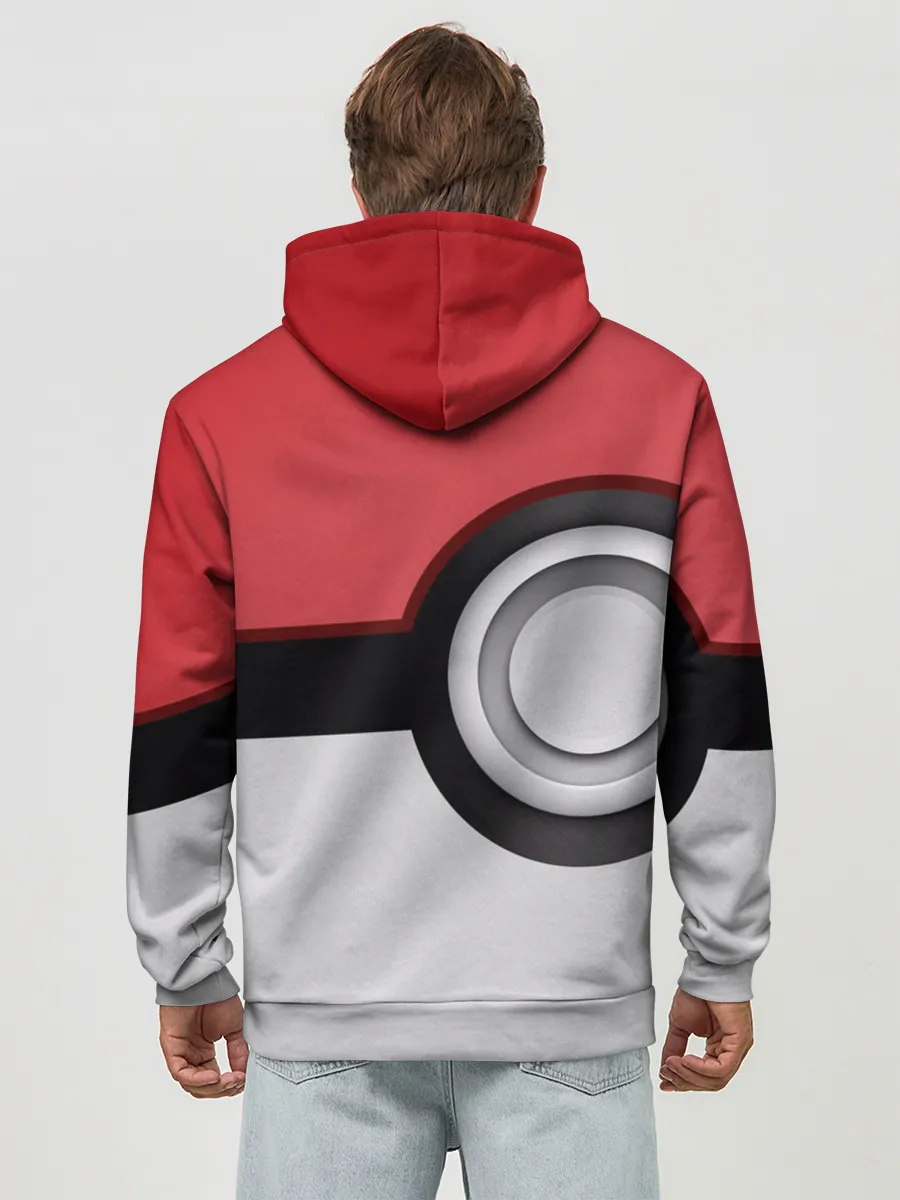 Худи мужской база хлопок / Pokemon GO