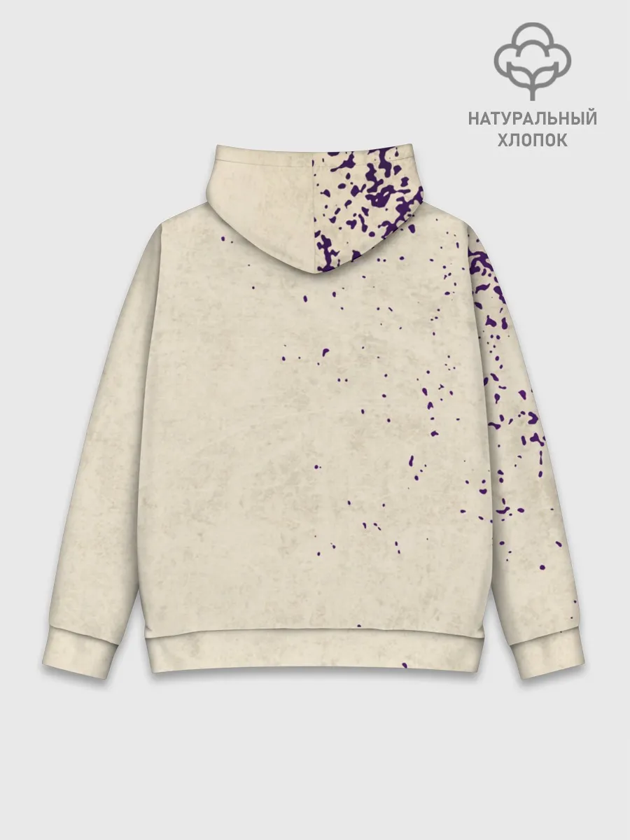 Худи мужской база хлопок / Силуэт БЕЗДОМНОГО БОГА