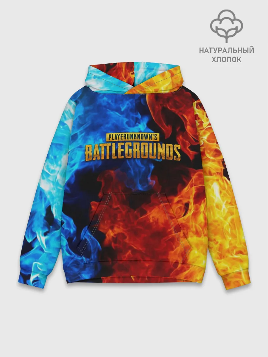 Худи мужской база хлопок / PUBG