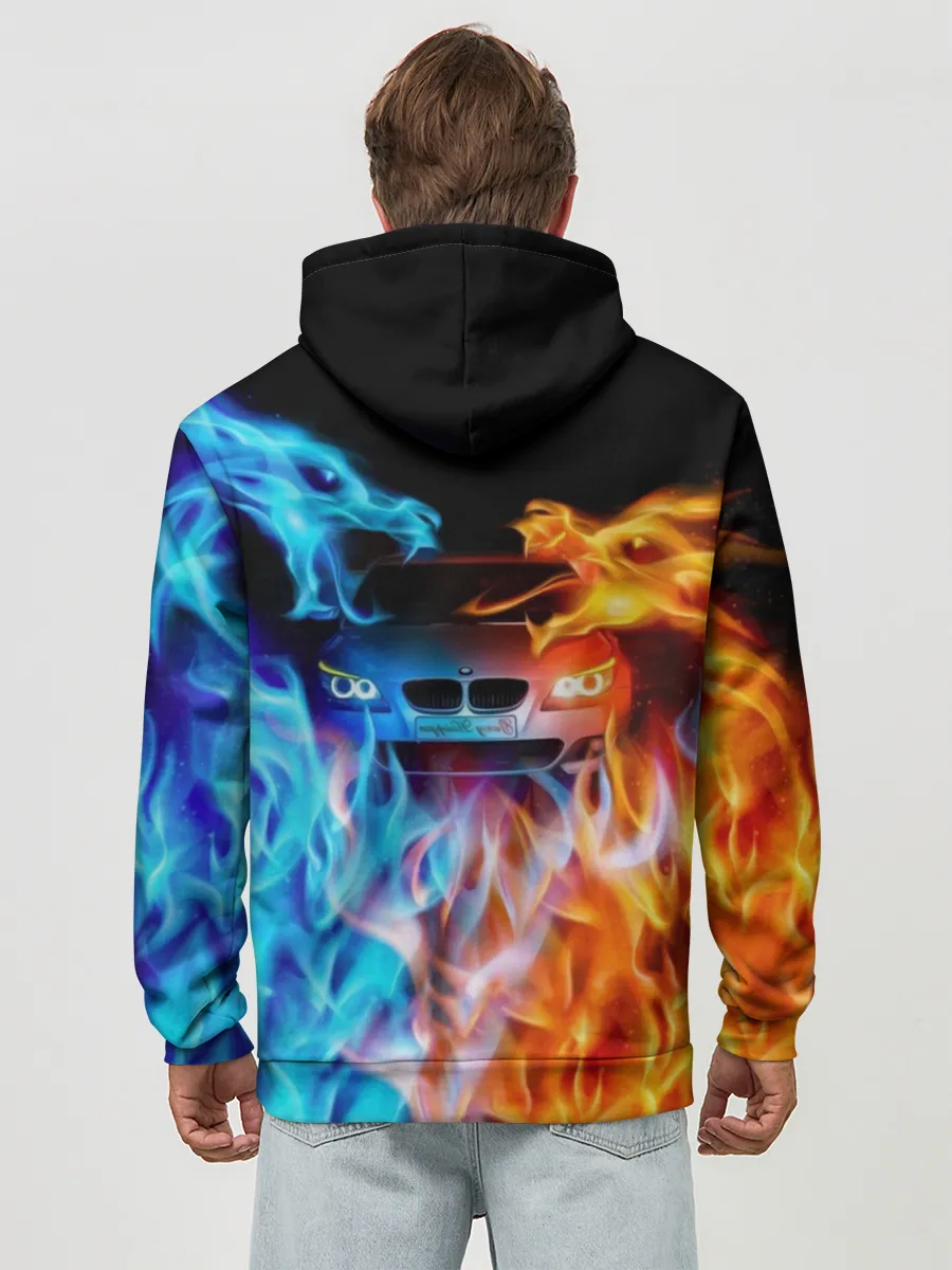 Худи мужской база хлопок / BMW