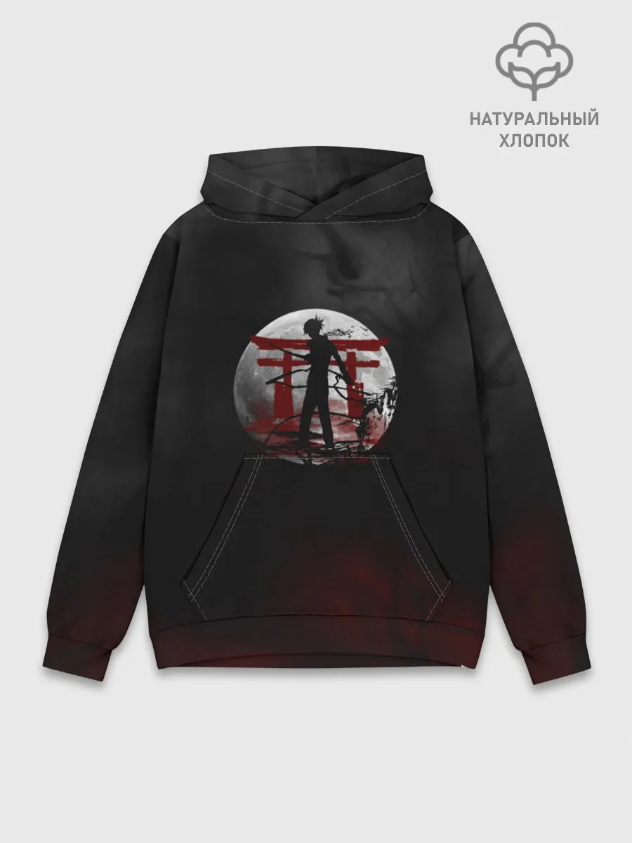 Худи мужской база хлопок / БЕЗДОМНЫЙ БОГ. Темная тема