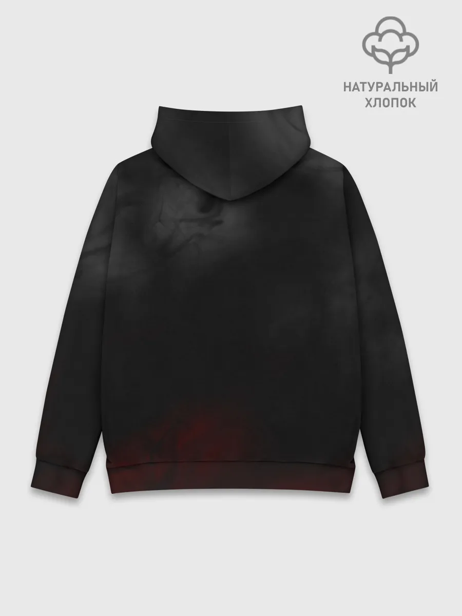 Худи мужской база хлопок / БЕЗДОМНЫЙ БОГ. Темная тема