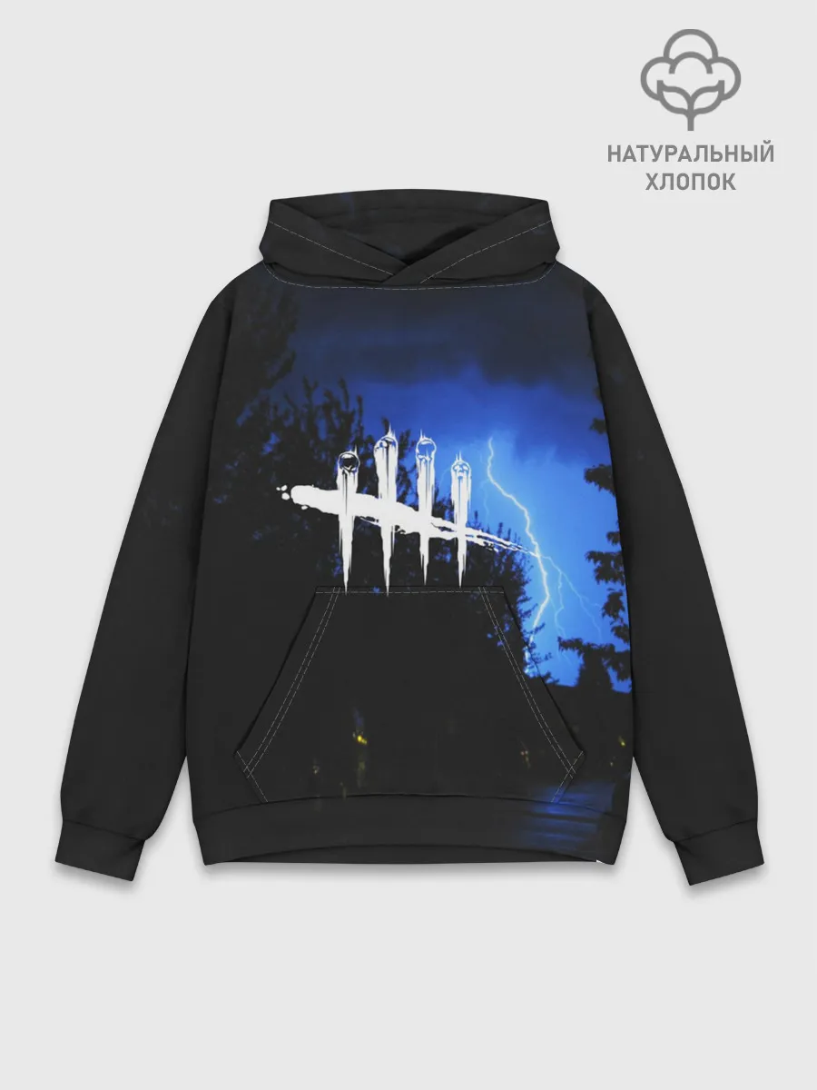 Худи мужской база хлопок / DEAD BY DAYLIGHT