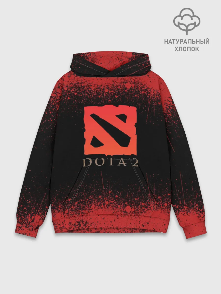 Худи мужской база хлопок / Кровавая Дота 2