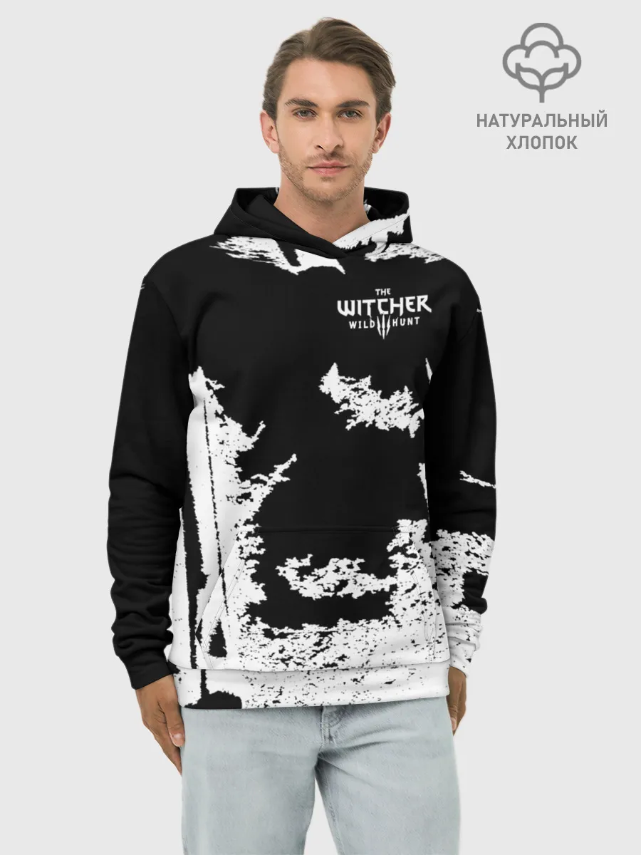 Худи мужской база хлопок / The Witcher 3: Wild Hunt