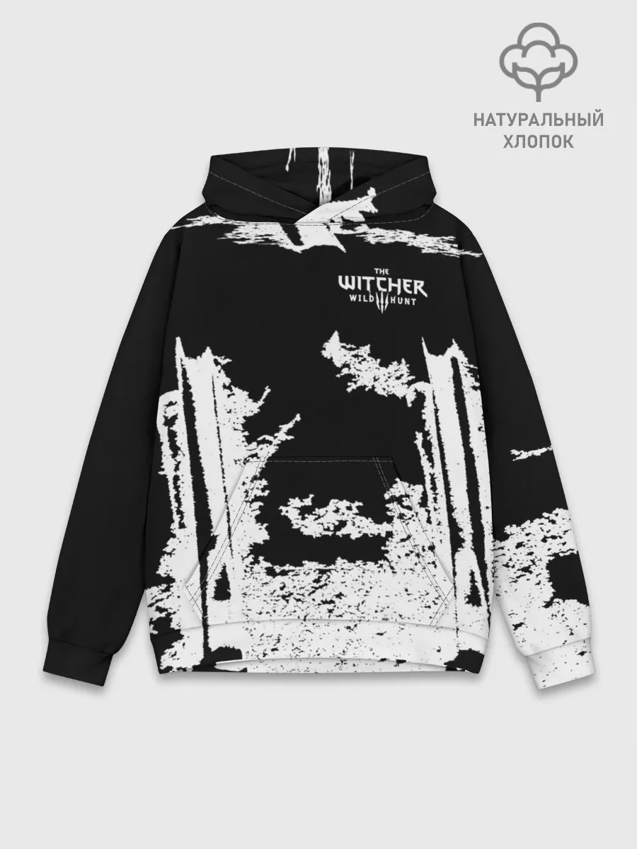 Худи мужской база хлопок / The Witcher 3: Wild Hunt