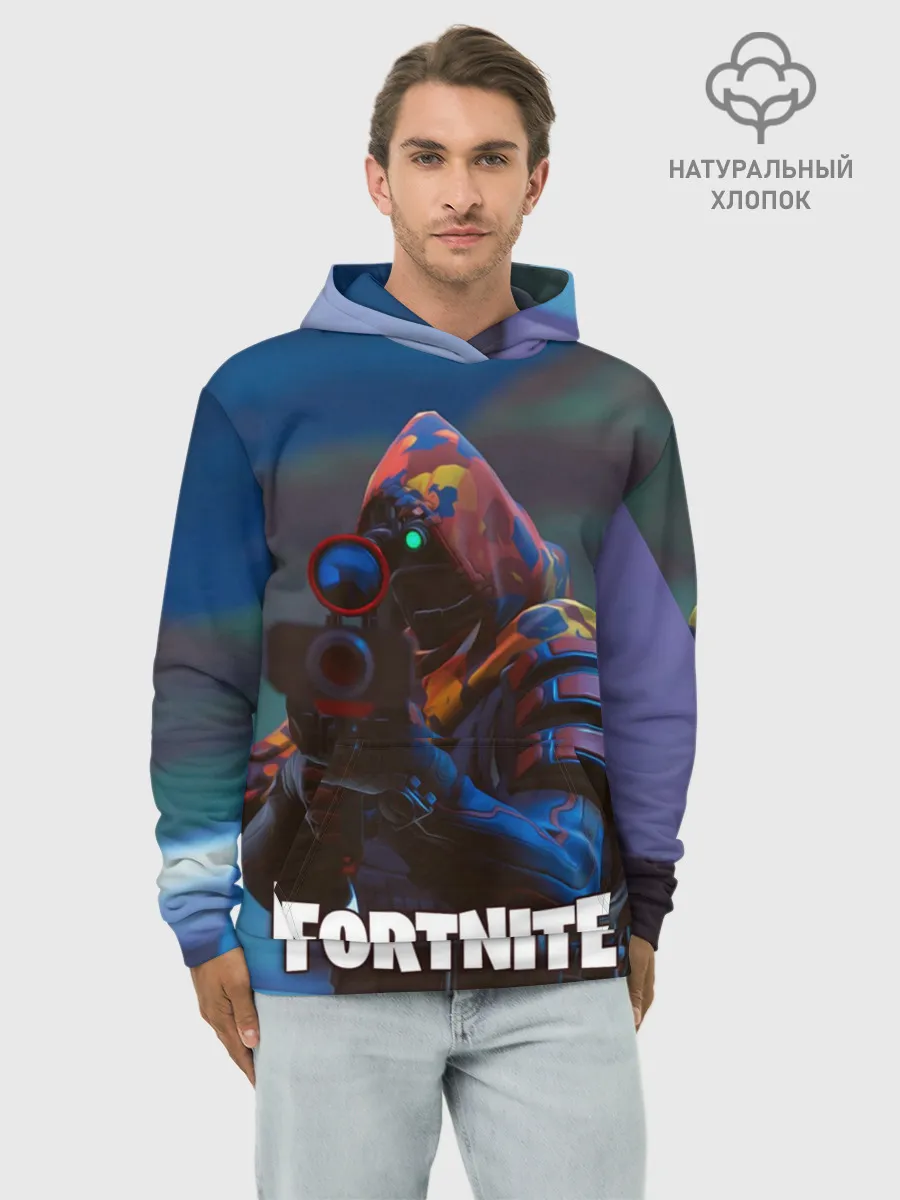 Худи мужской база хлопок / FORTNITE