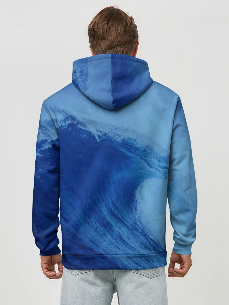 Худи мужской база хлопок / Вода: кислород. Парные футболки