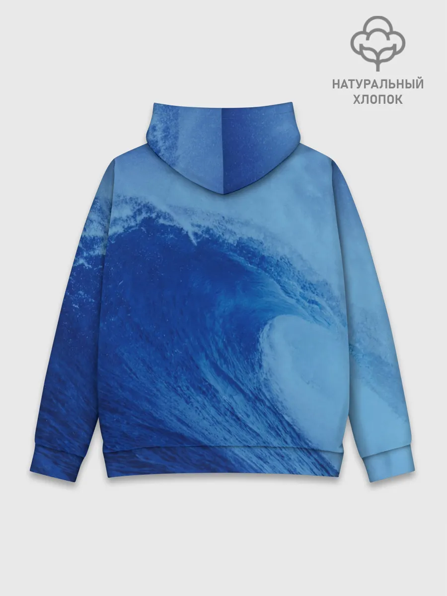 Худи мужской база хлопок / Вода: кислород. Парные футболки