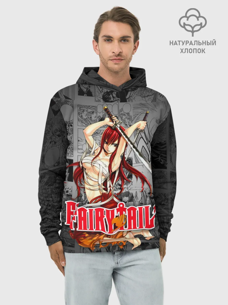 Худи мужской база хлопок / Fairy Tail