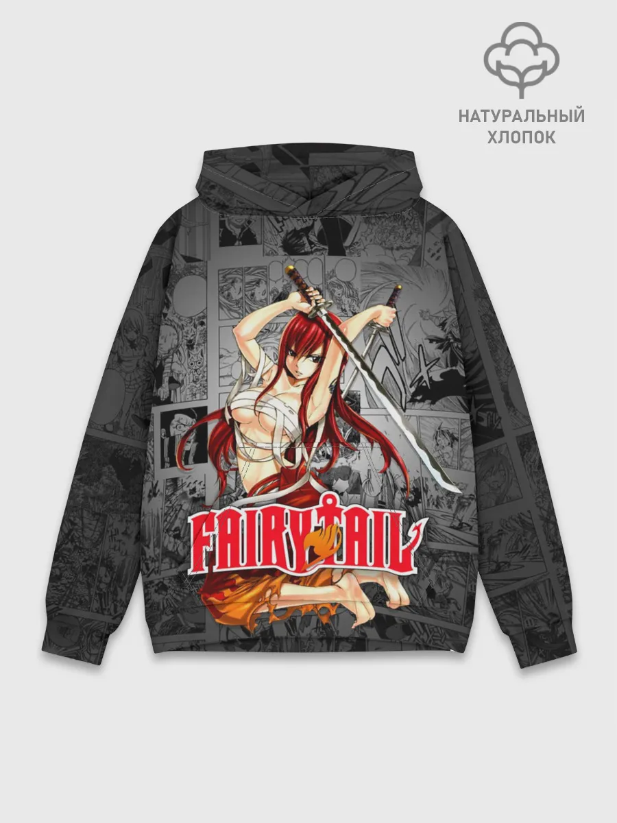 Худи мужской база хлопок / Fairy Tail