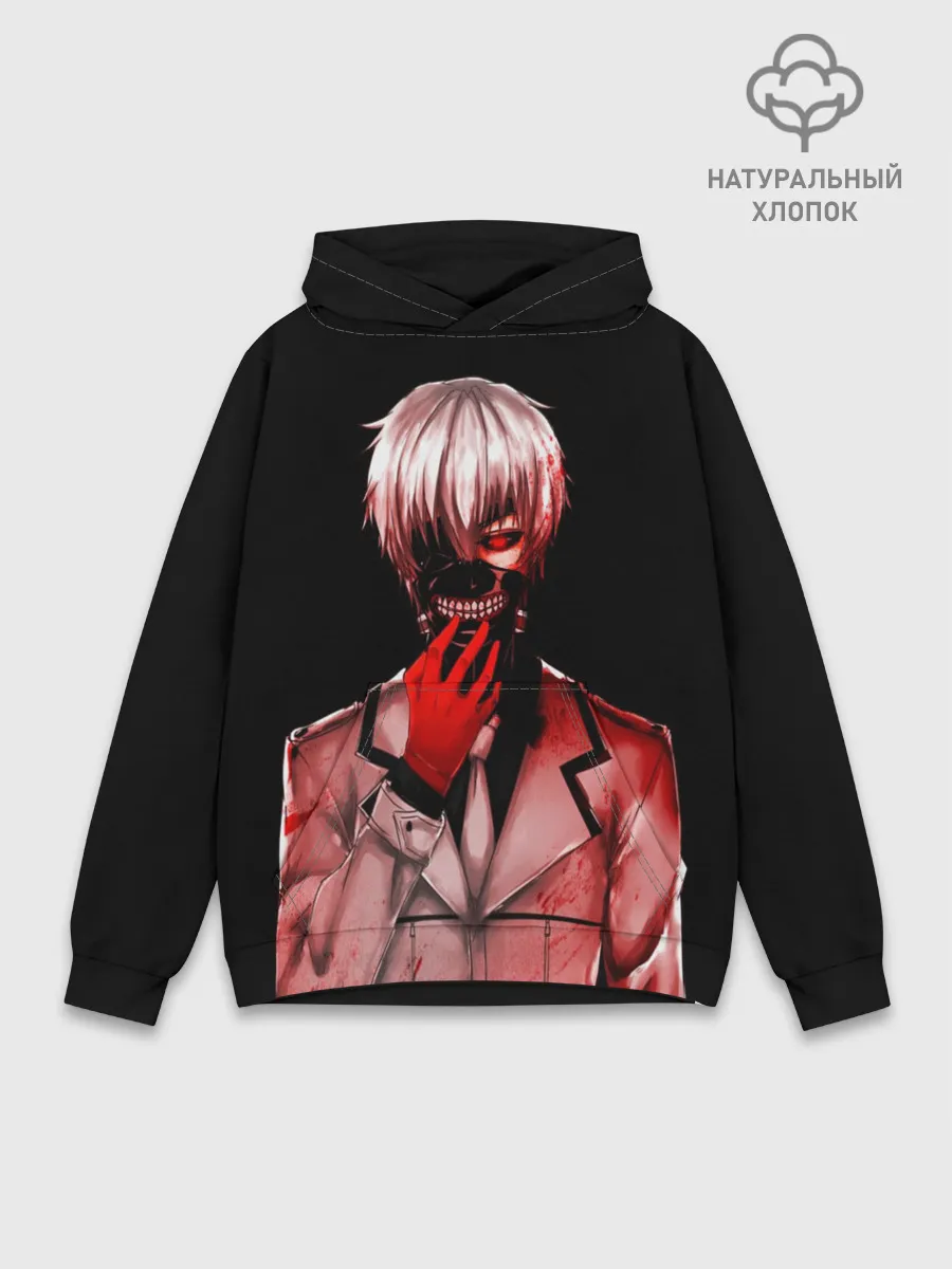 Худи мужской база хлопок / Канеки Кен