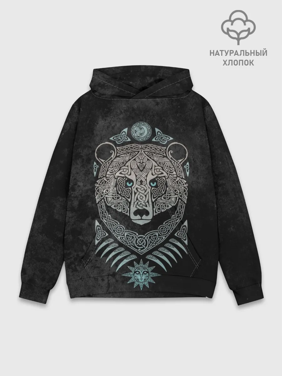 Худи мужской база хлопок / Русь великая