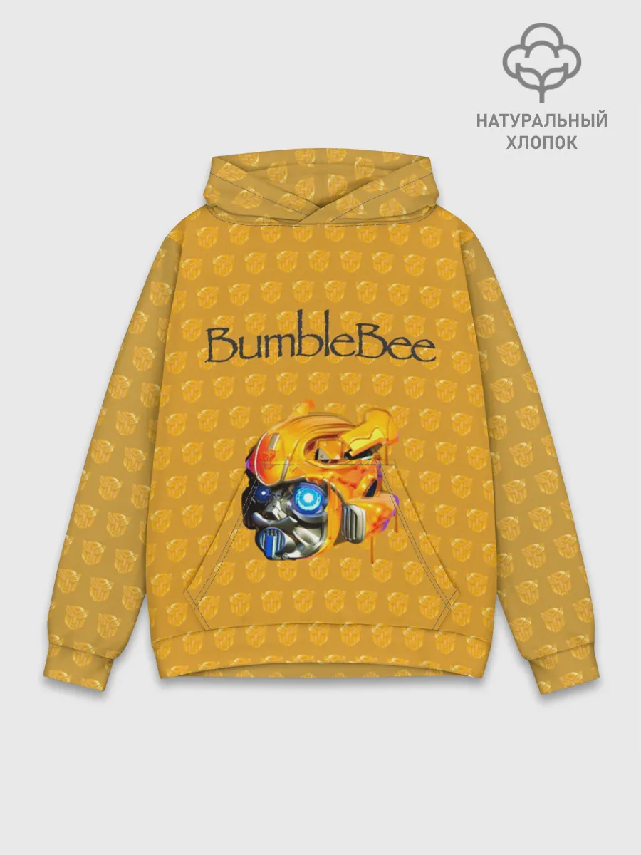 Худи мужской база хлопок / BumbleBee