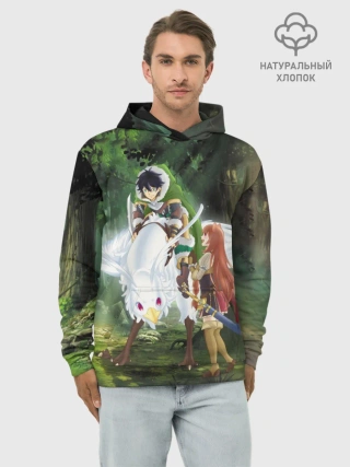Худи мужской база хлопок / The Rising of the Shield Hero