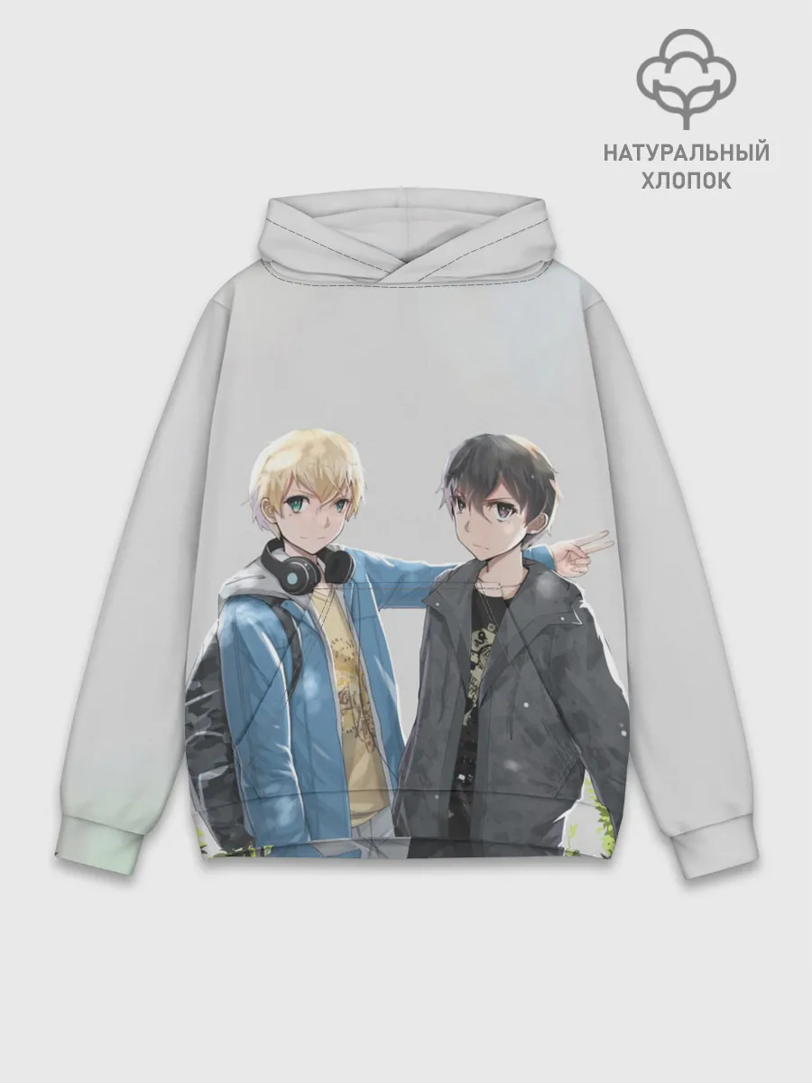 Худи мужской база хлопок / Алисизация САО