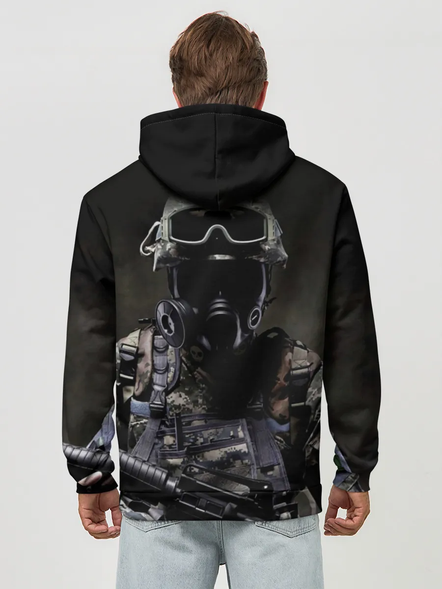 Худи мужской база хлопок / Counter Strike