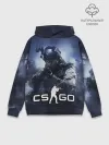 Худи мужской база хлопок / Counter Strike