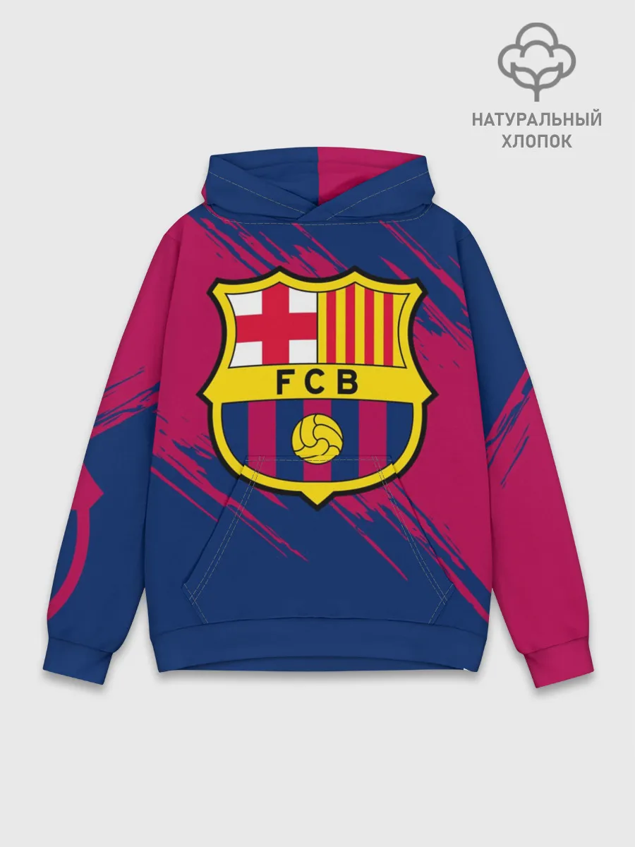 Худи мужской база хлопок / Барселона