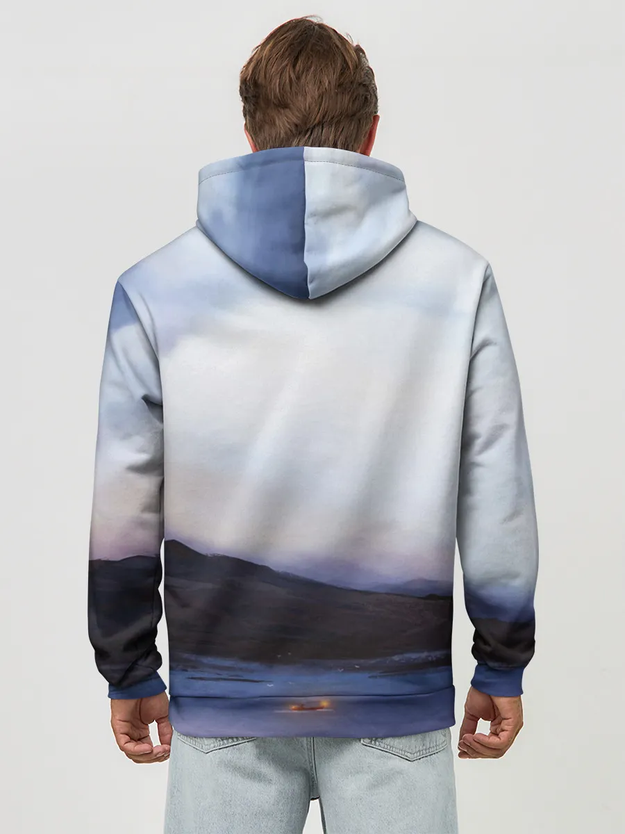 Худи мужской база хлопок / DEATH STRANDING