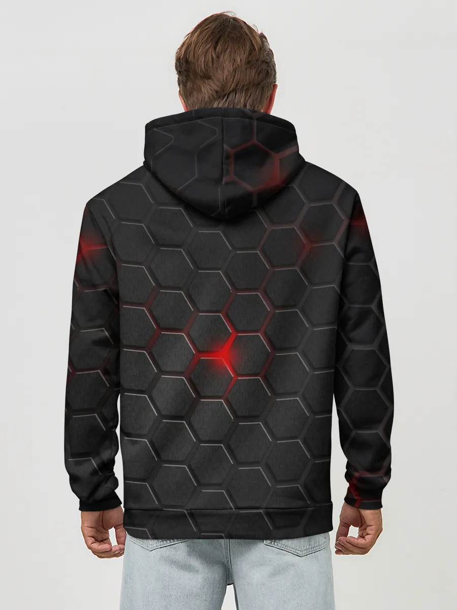 Худи мужской база хлопок / Карбон и BMW