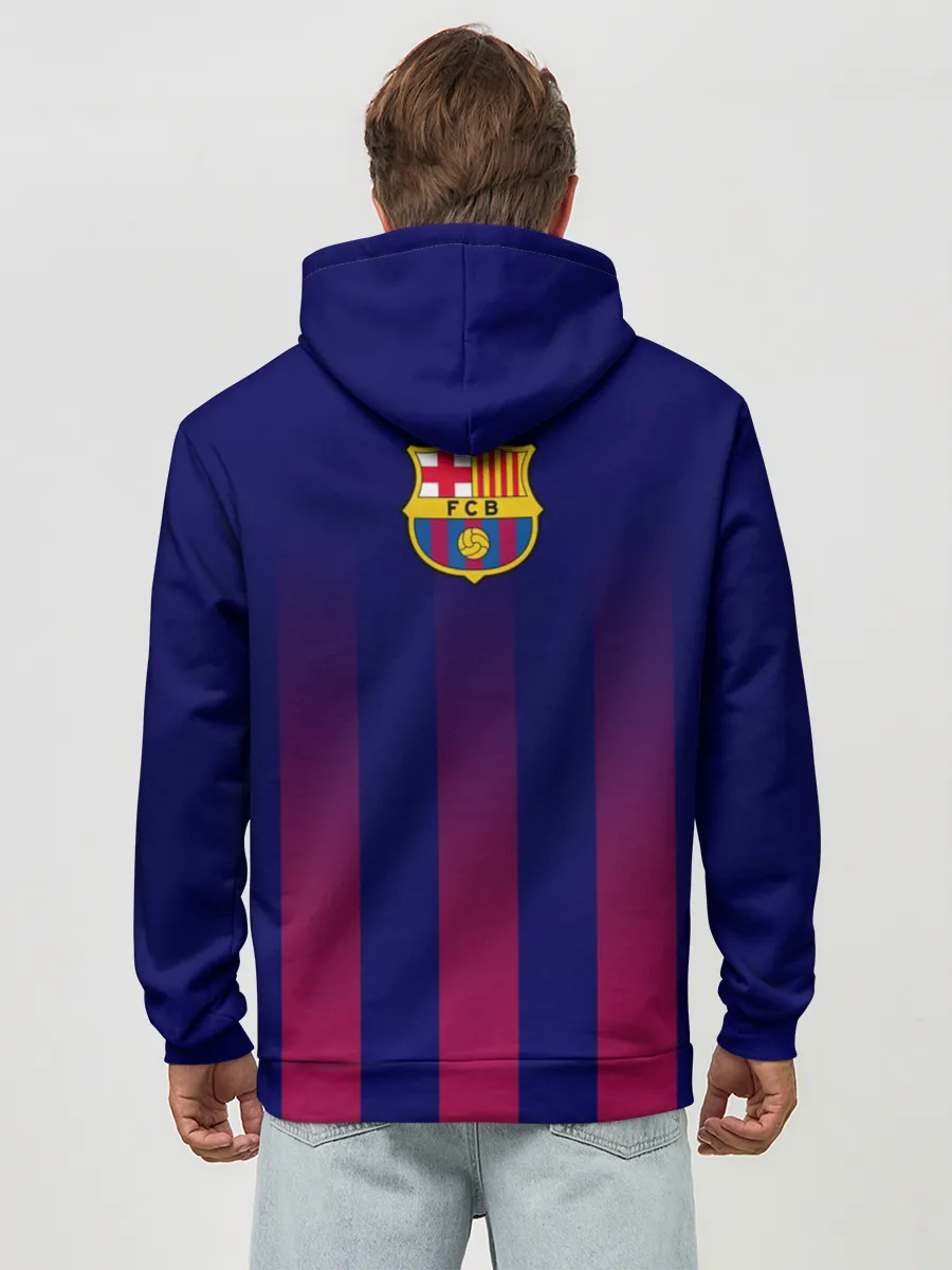 Худи мужской база хлопок / Барселона