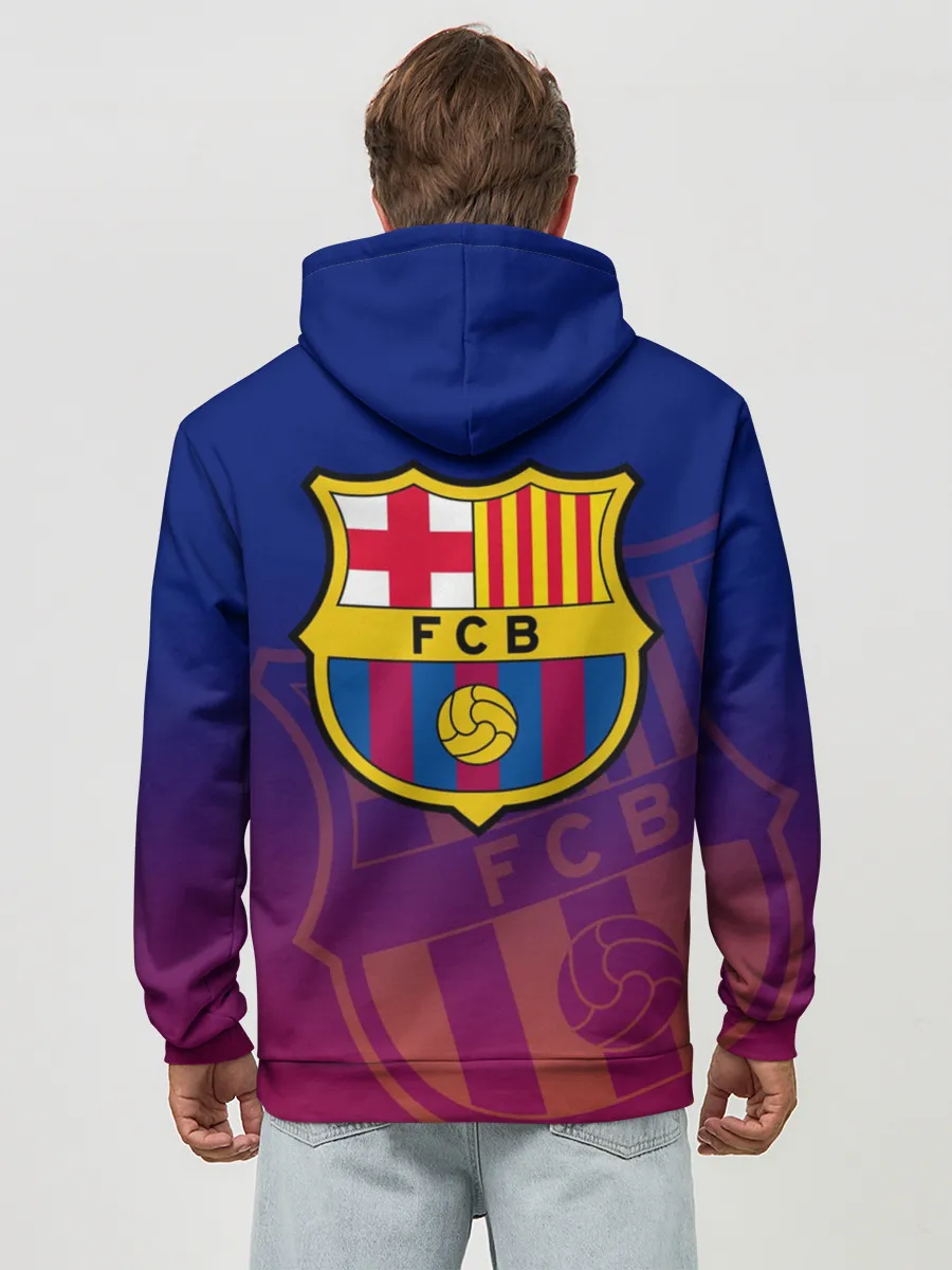 Худи мужской база хлопок / Барселона